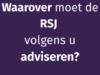 Input voor het meerjarenprogramma 2025-2028 RSJ